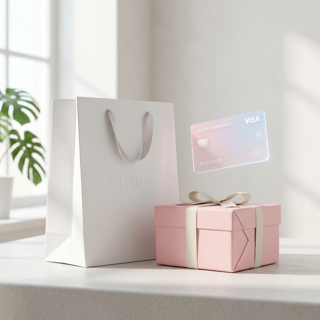 Fresh modern shopping elements
